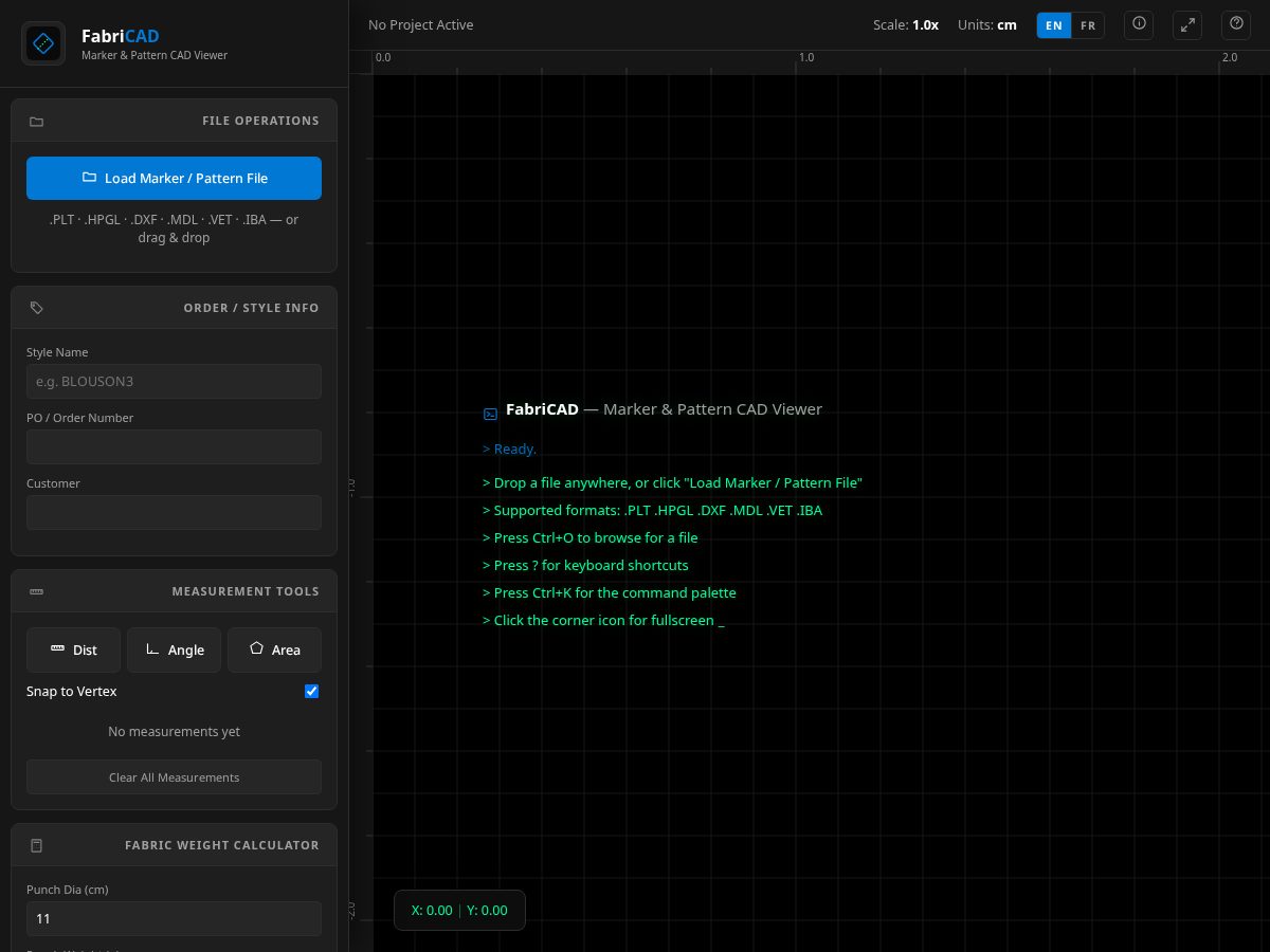 Landing-page snapshot of fabricad.pro