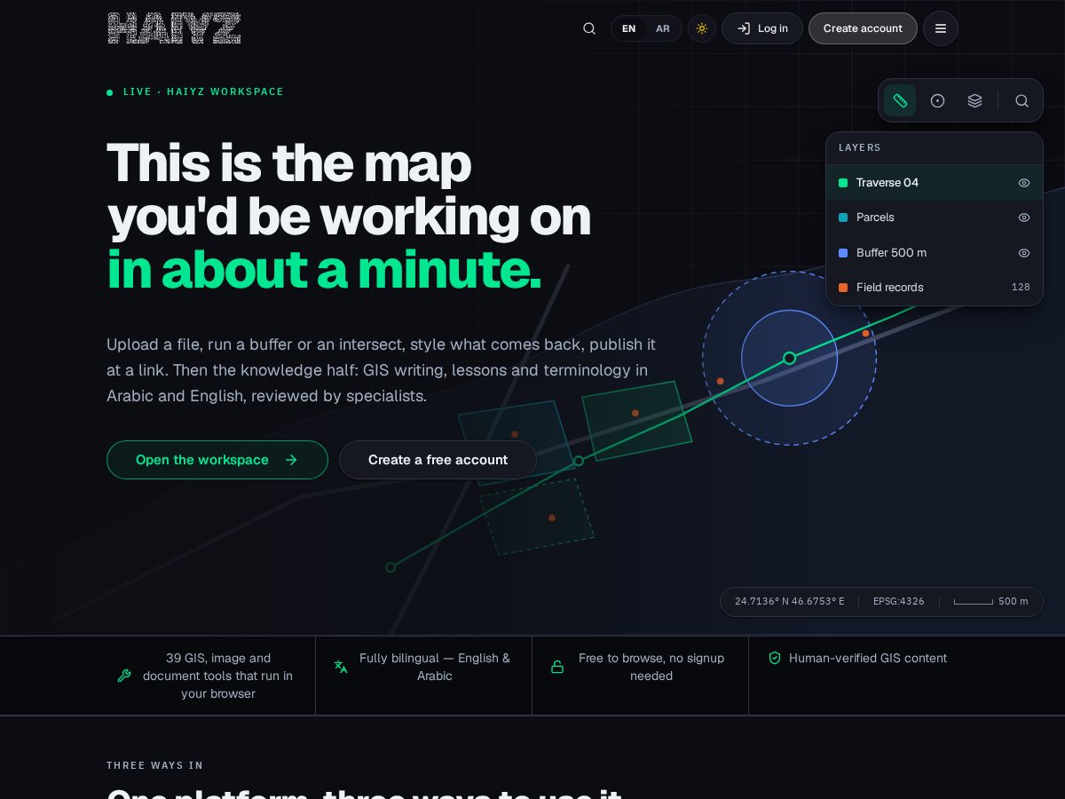 Landing-page snapshot of haiyz.net