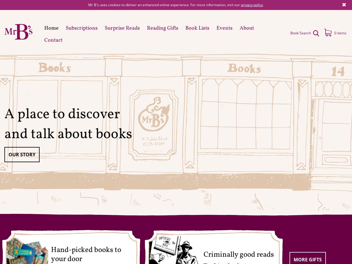 Landing-page snapshot of mrbsemporium.pro