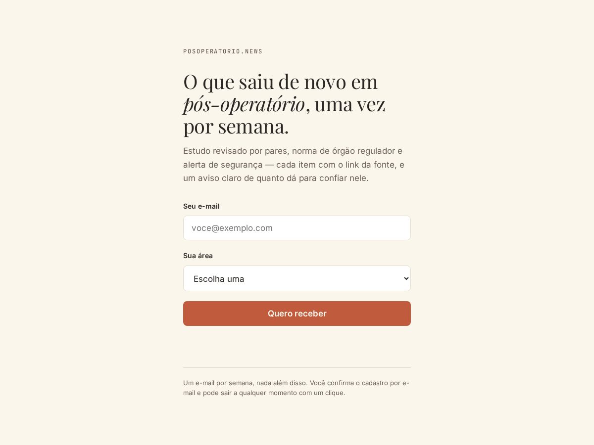 Landing-page snapshot of posoperatorio.news