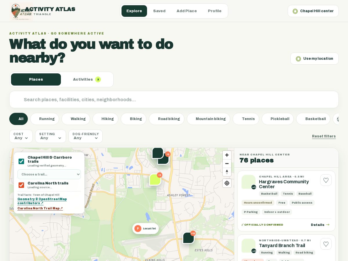 Landing-page snapshot of activityatlas.app