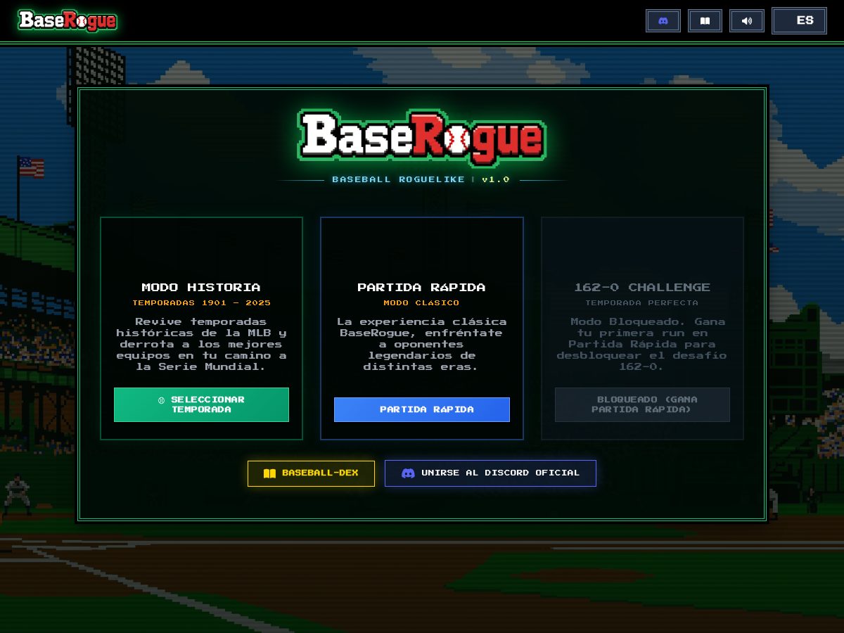 Landing-page snapshot of baserogue.com