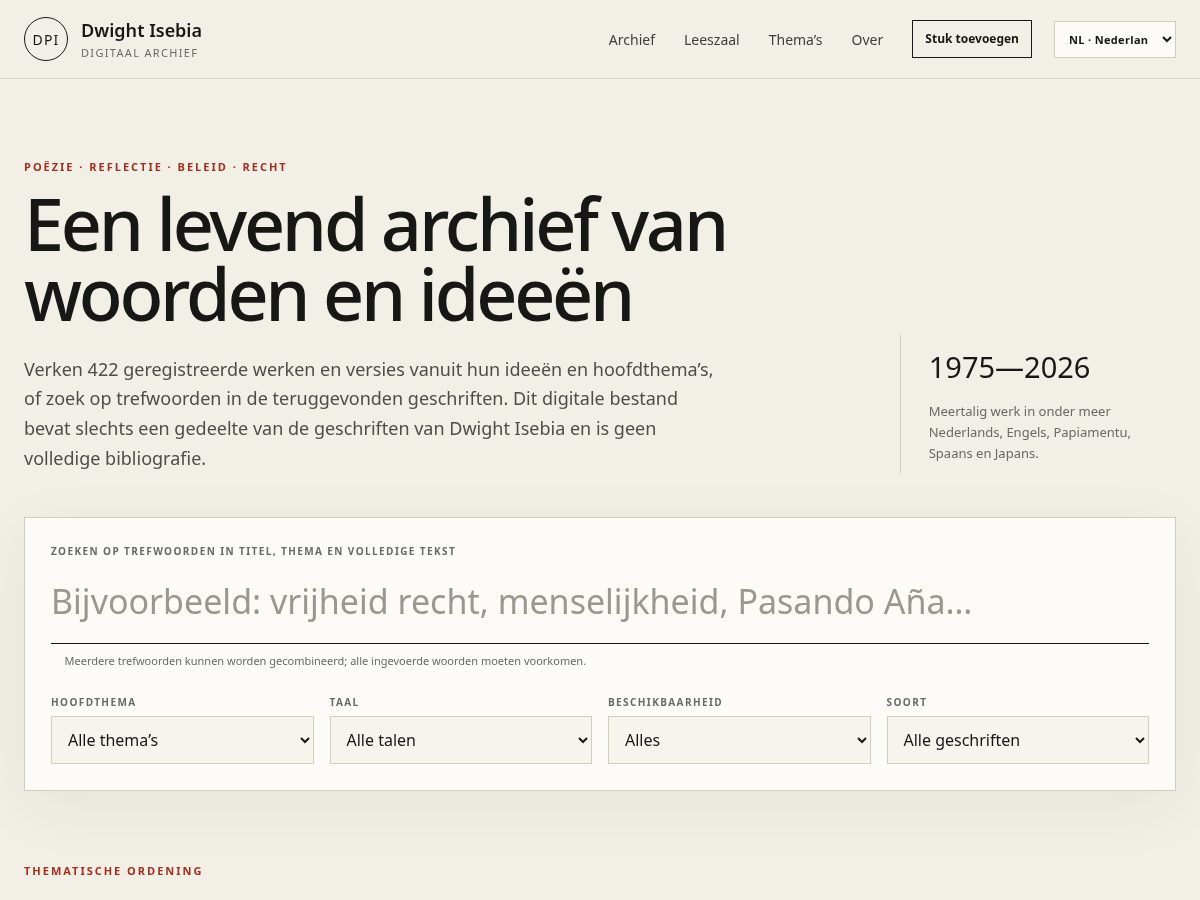 Landing-page snapshot of dwightisebia.info
