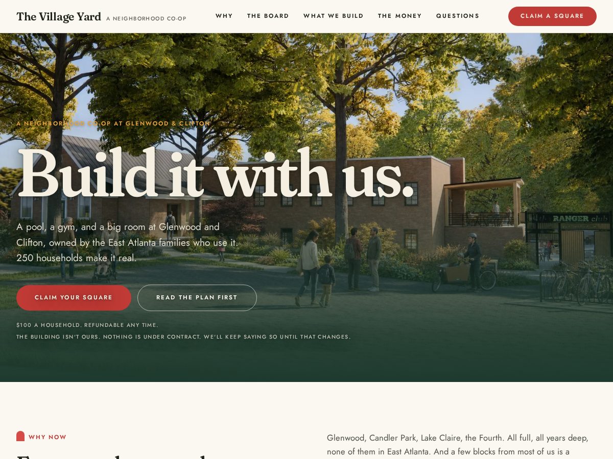 Landing-page snapshot of eastatlantayard.com