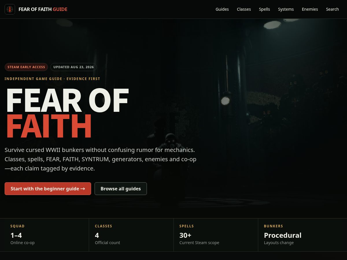 Landing-page snapshot of fearoffaith.wiki