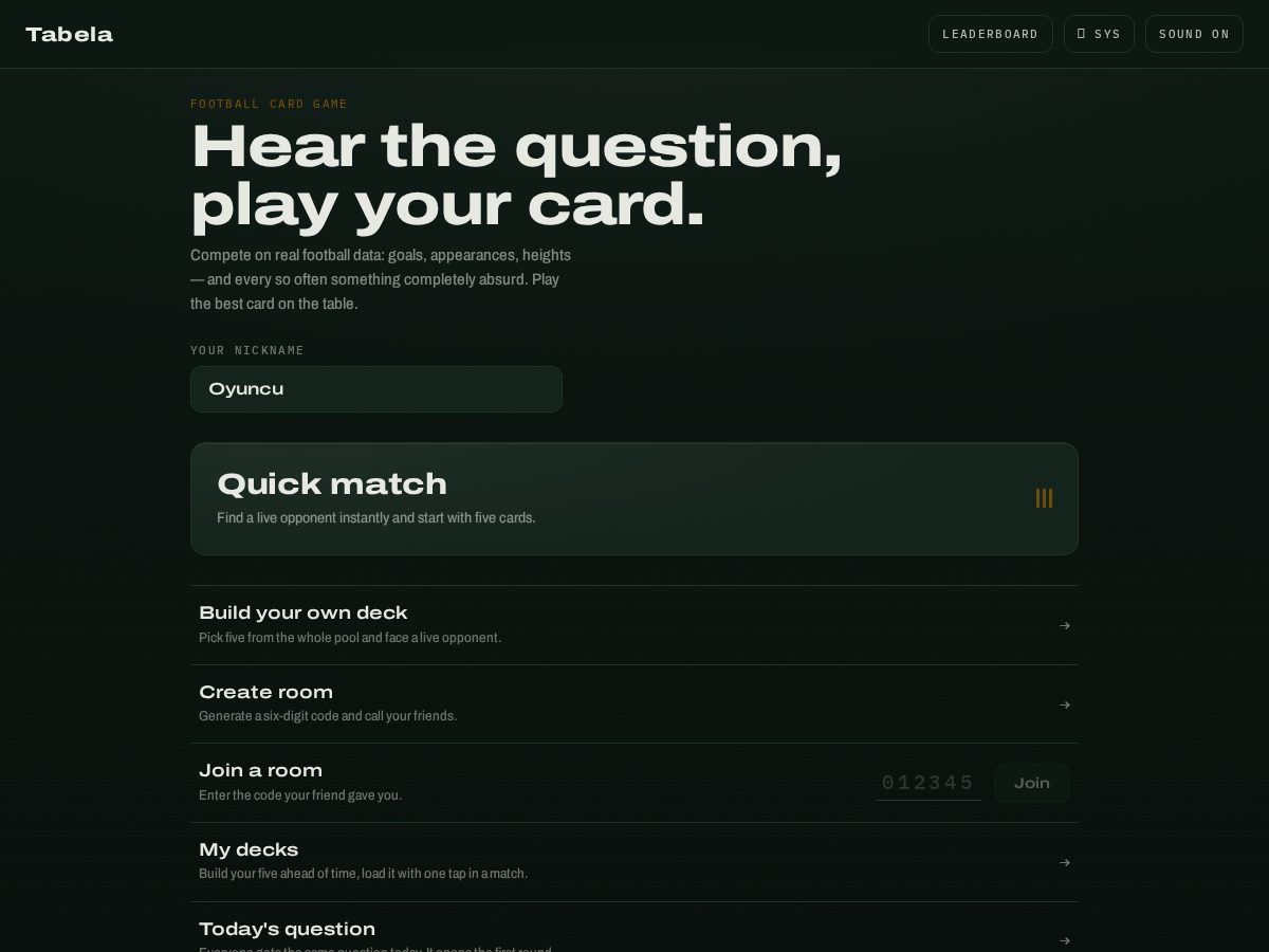 Landing-page snapshot of footboard.app