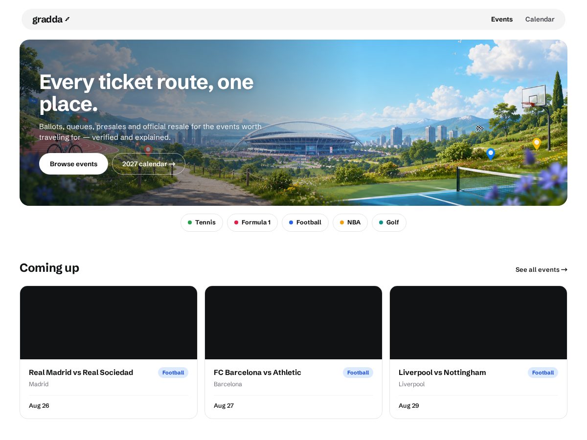 Landing-page snapshot of gradda.app