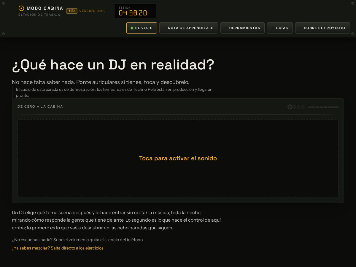 Landing-page snapshot of modocabina.com
