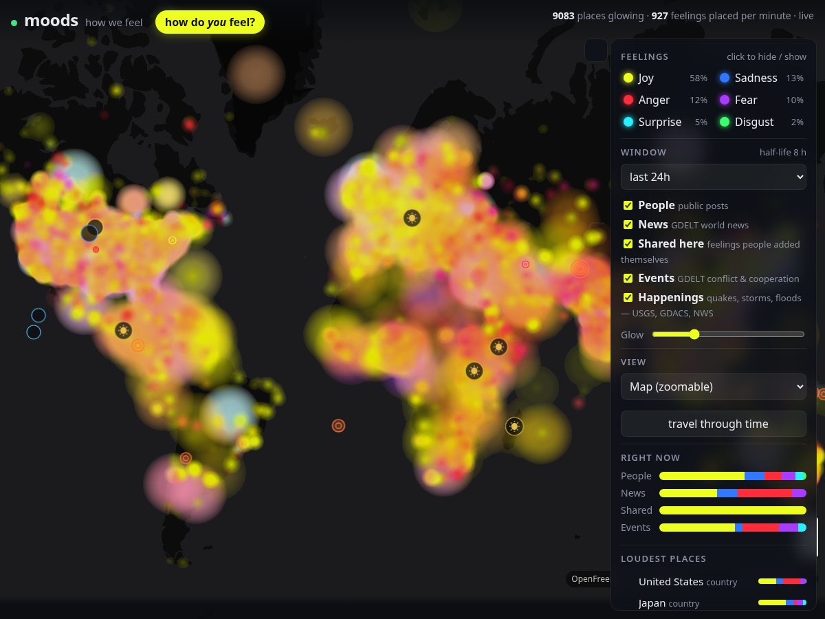 Landing-page snapshot of moods.global