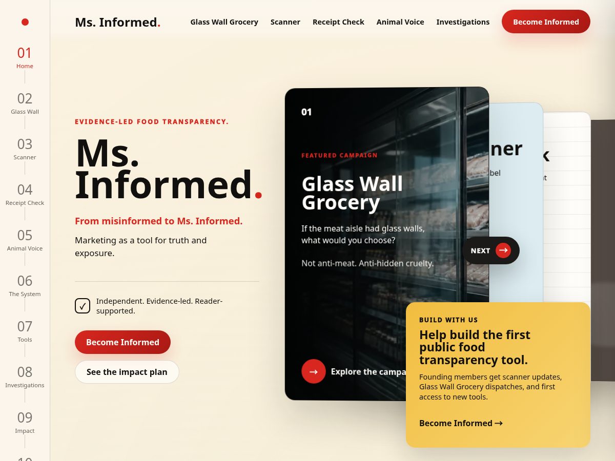 Landing-page snapshot of msinformed.news