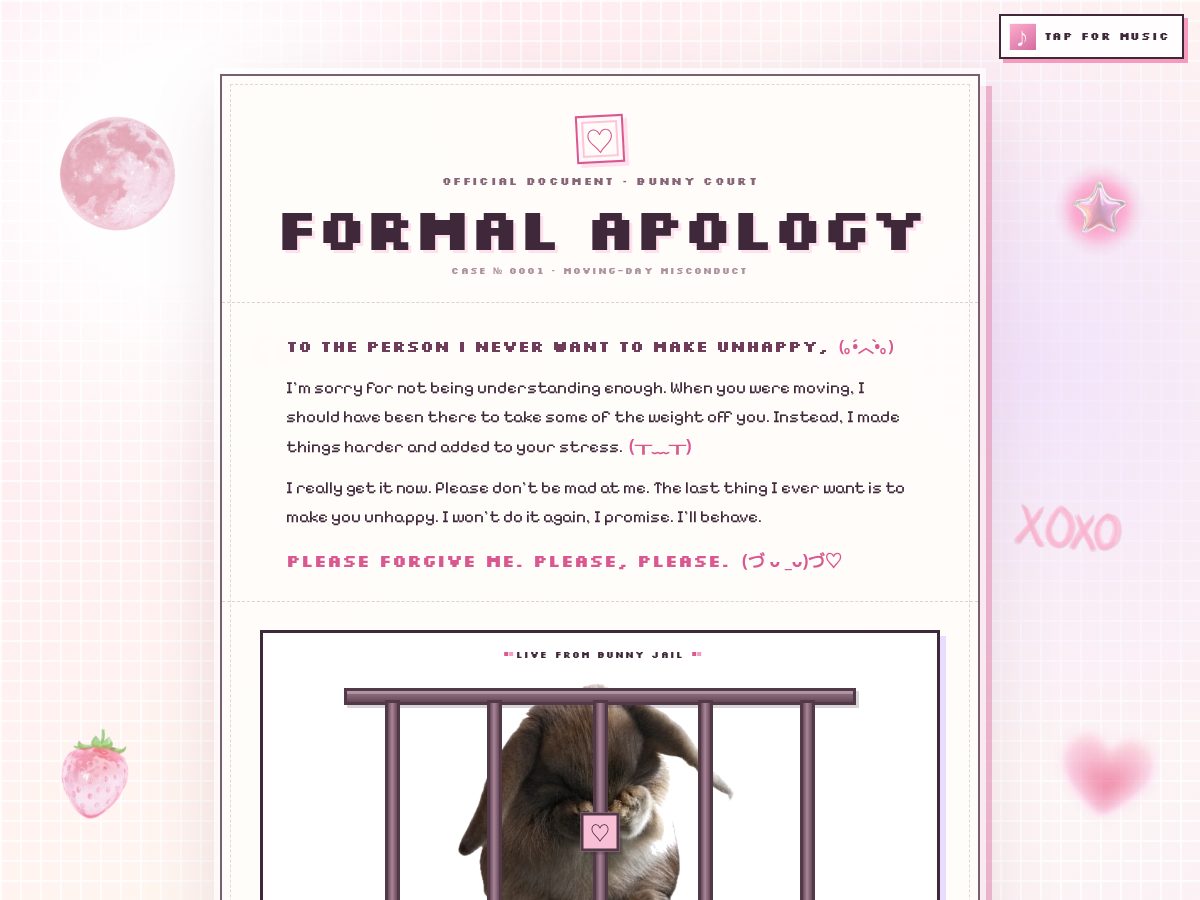 Landing-page snapshot of sorrymihalis.xyz