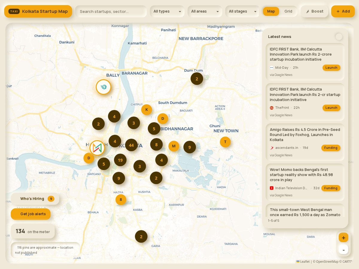 Landing-page snapshot of startupnaksha.page