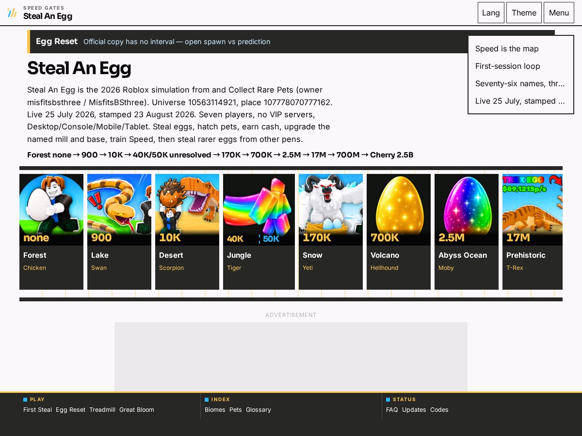 Landing-page snapshot of stealanegg.info