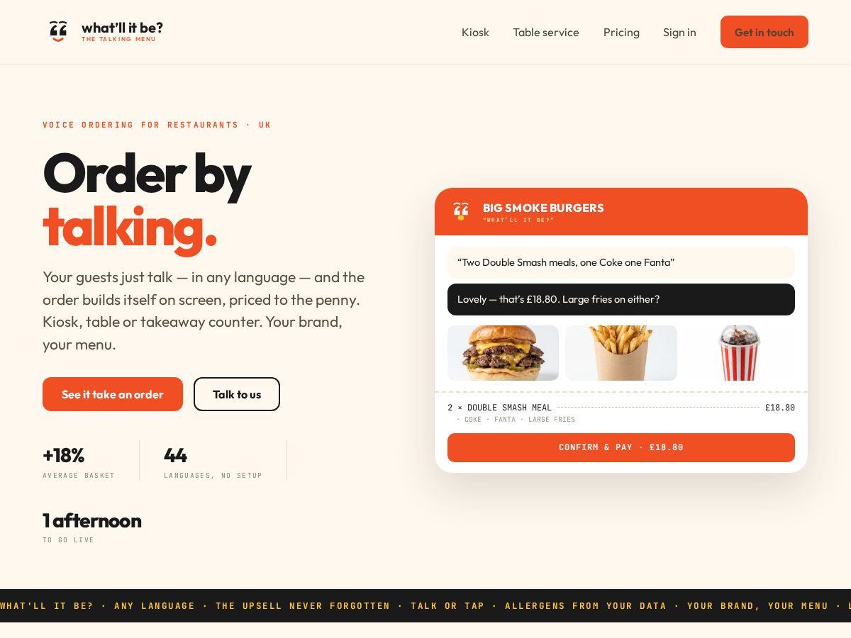 Landing-page snapshot of whatllitbe.com