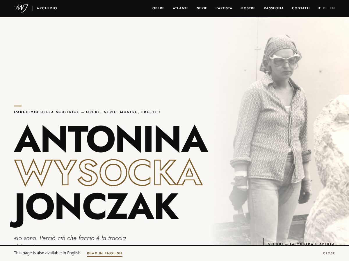 Landing-page snapshot of wysocka-jonczak.com