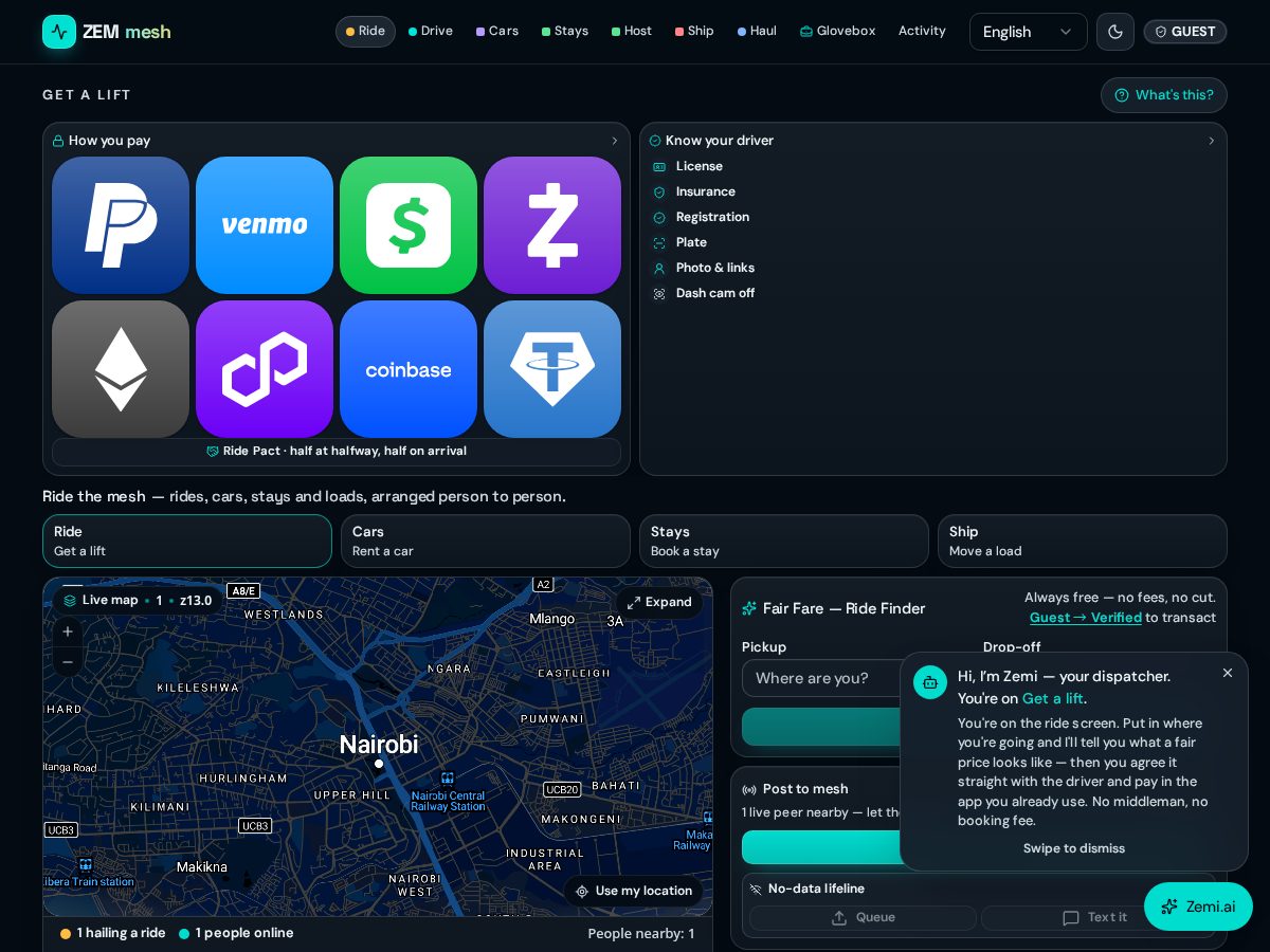 Landing-page snapshot of zem-zem.app