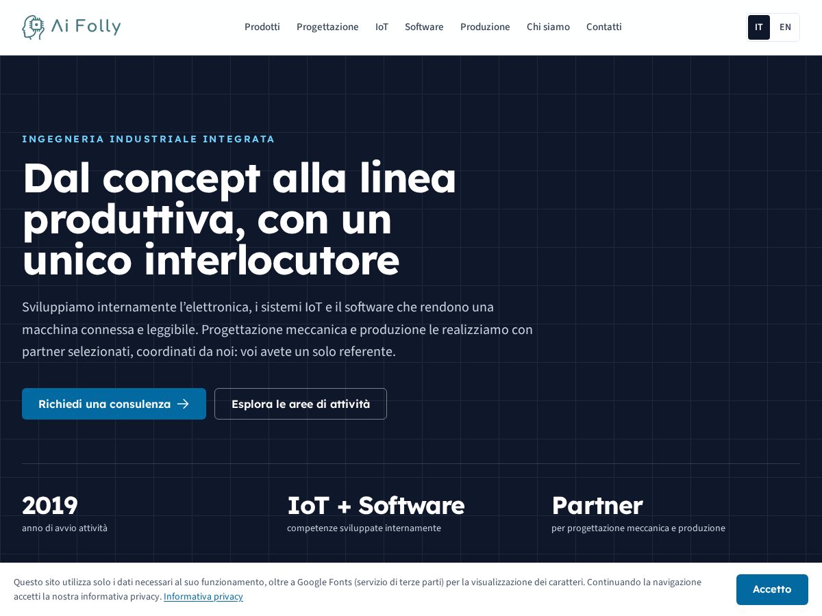 Landing-page snapshot of ai-folly.com