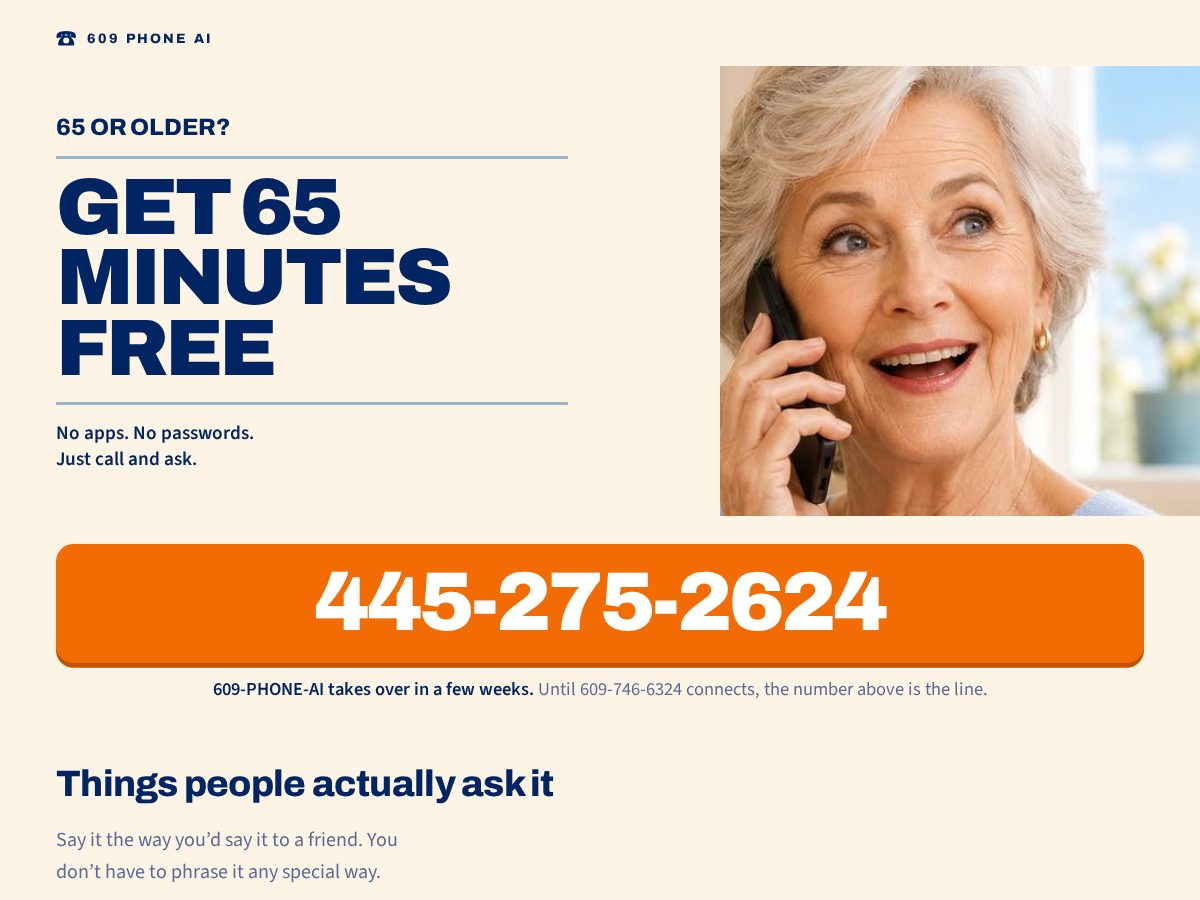 Landing-page snapshot of callphoneai.com