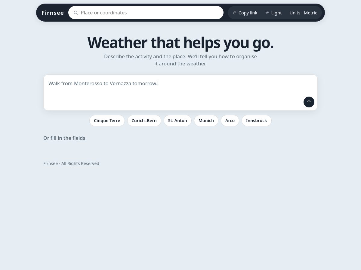 Landing-page snapshot of firnsee.com