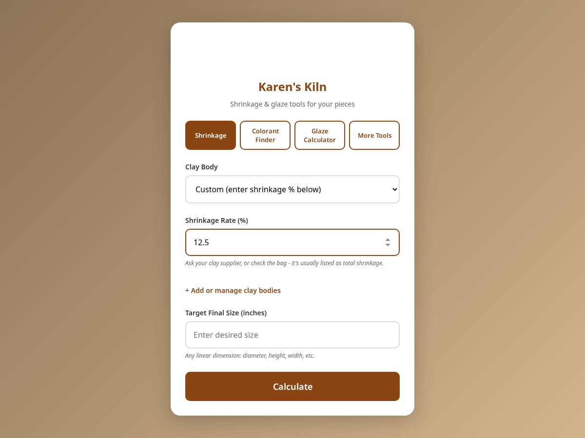 Landing-page snapshot of karenkiln.com