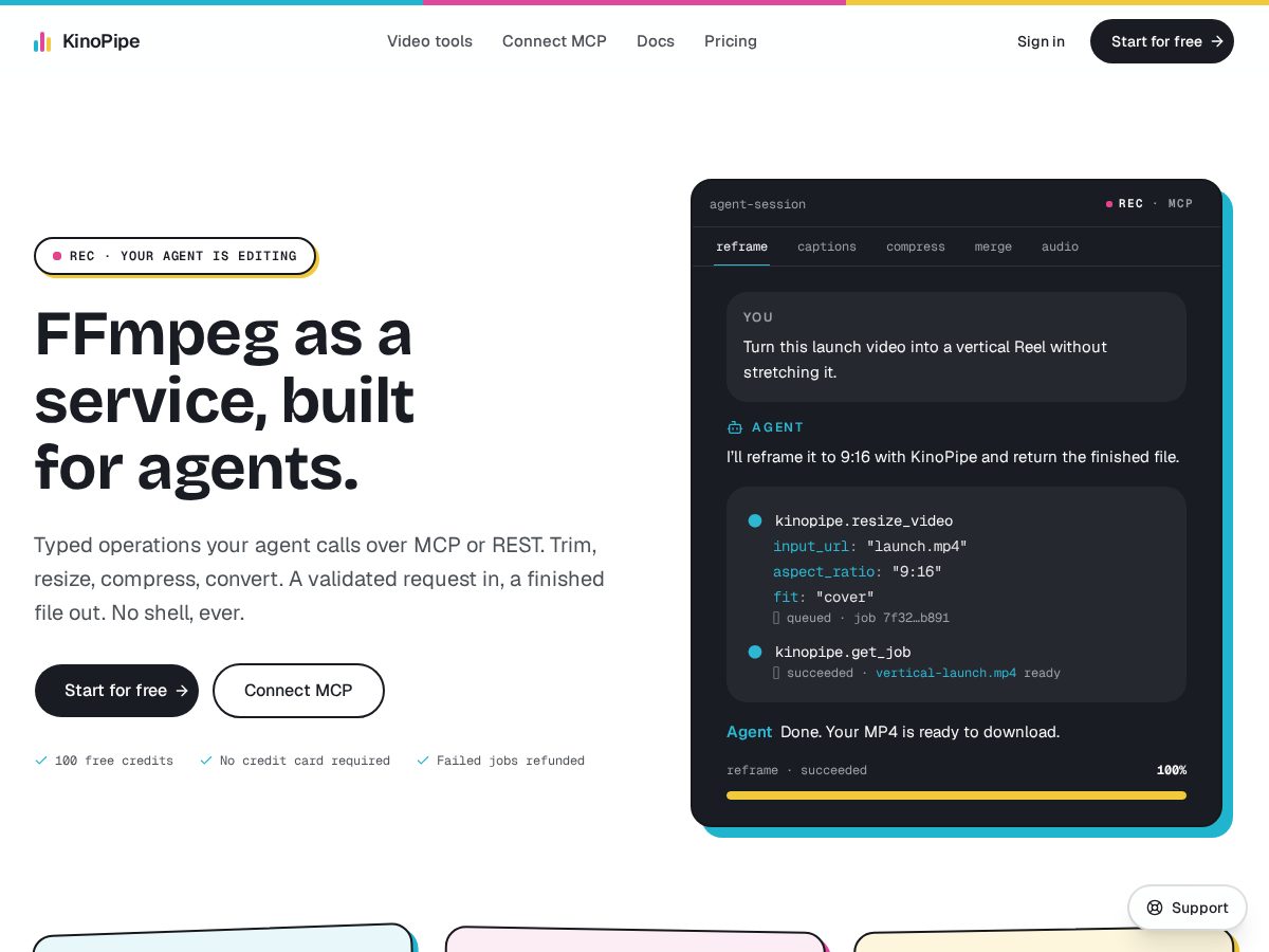 Landing-page snapshot of kinopipe.com