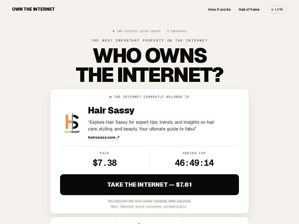 Landing-page snapshot of listapp.lol
