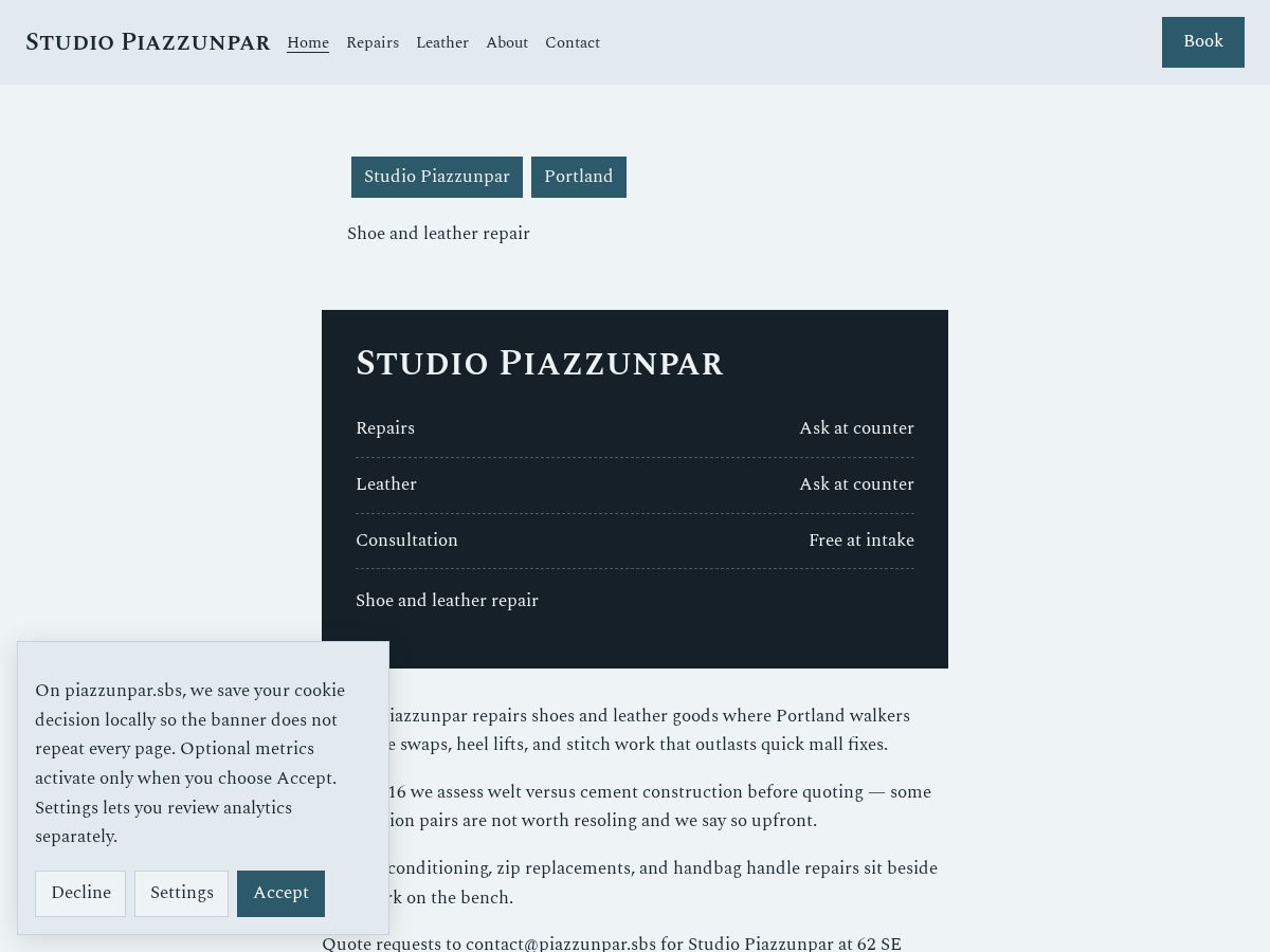 Landing-page snapshot of piazzunpar.sbs