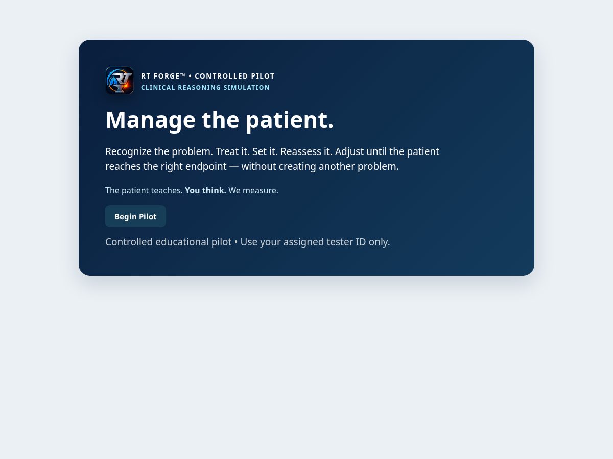 Landing-page snapshot of rtforge.app