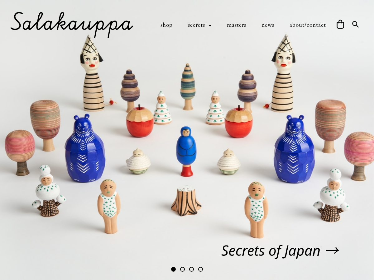 Landing-page snapshot of salakauppa.live
