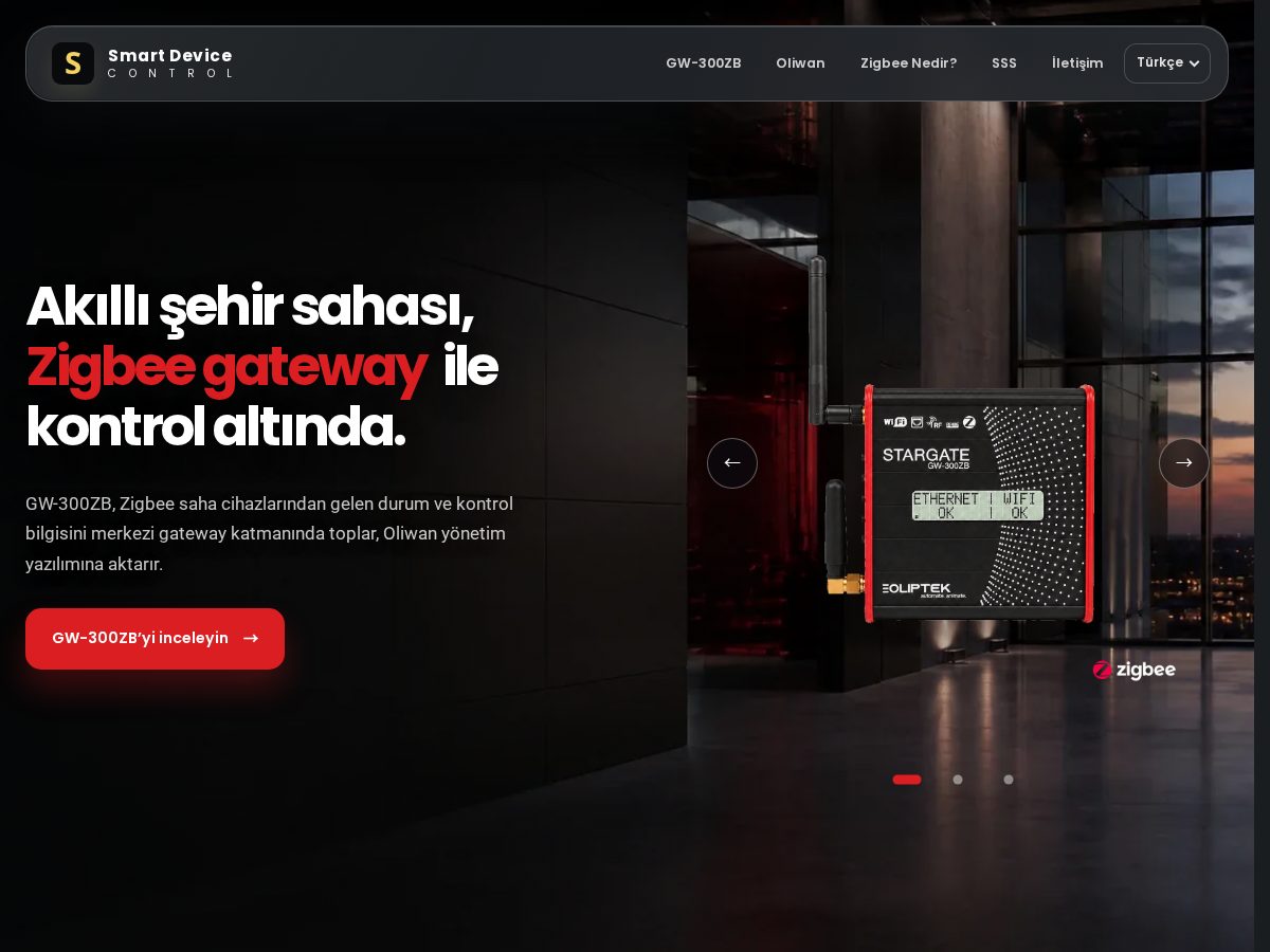 Landing-page snapshot of smartdevicecontrol.com