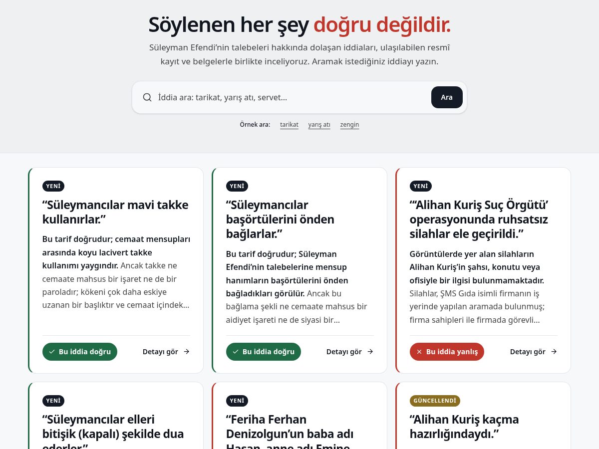 Landing-page snapshot of suleymancilar.com