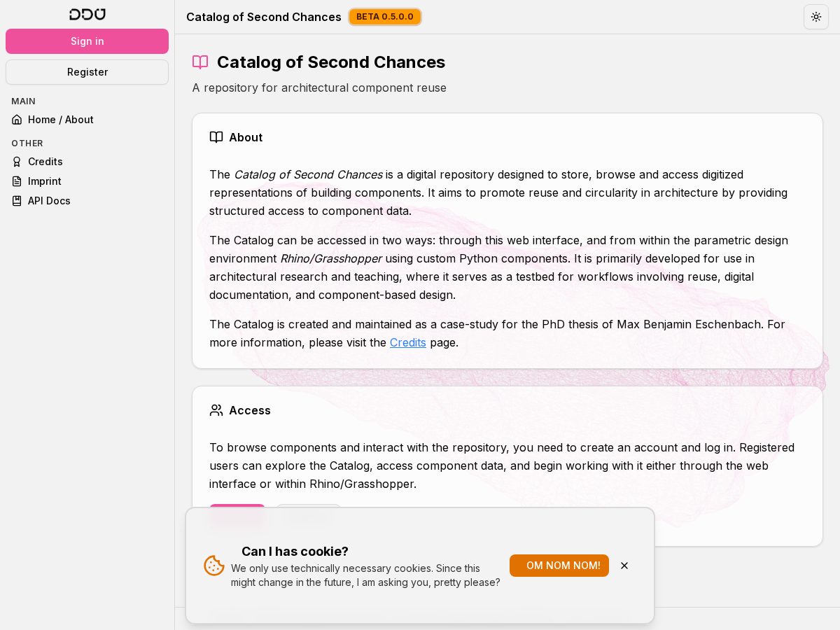Landing-page snapshot of 2ndchances.build
