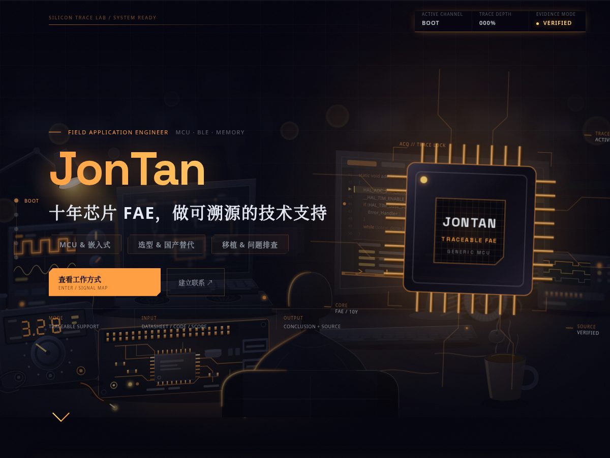 Landing-page snapshot of jontan92.com