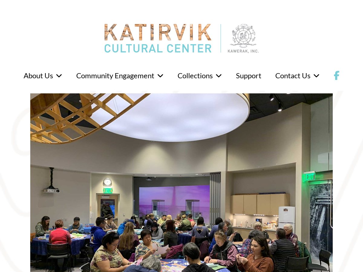Landing-page snapshot of katirvikculturalcenter.org