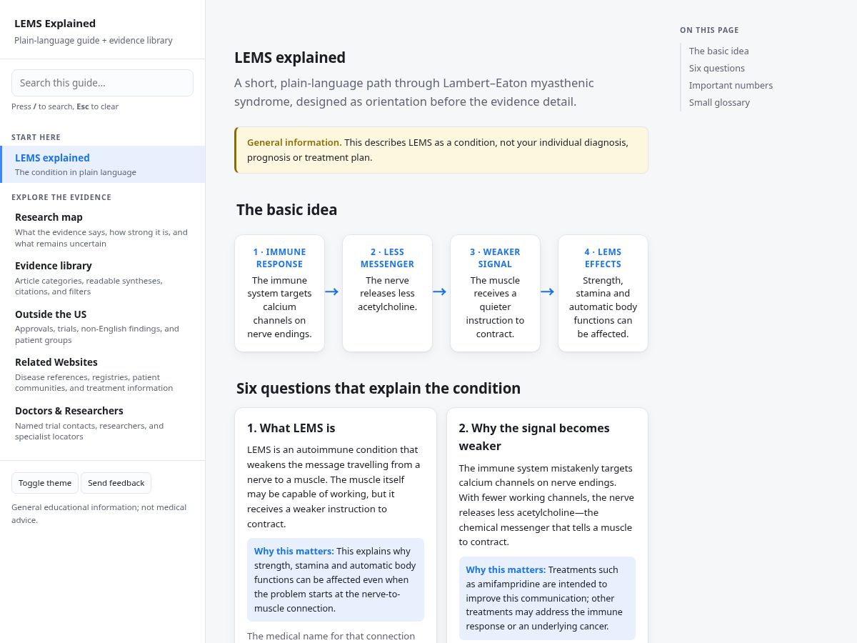 Landing-page snapshot of lemsinfo.com