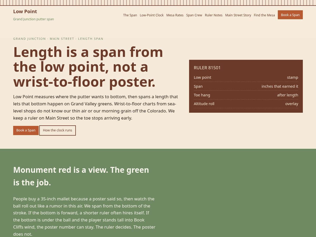 Landing-page snapshot of lowpointbay.click