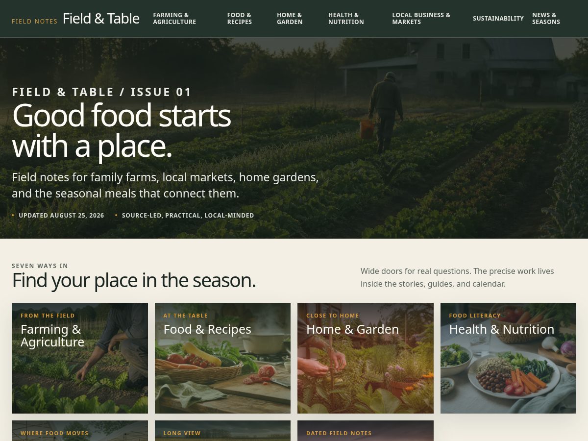Landing-page snapshot of marilynfarms.com