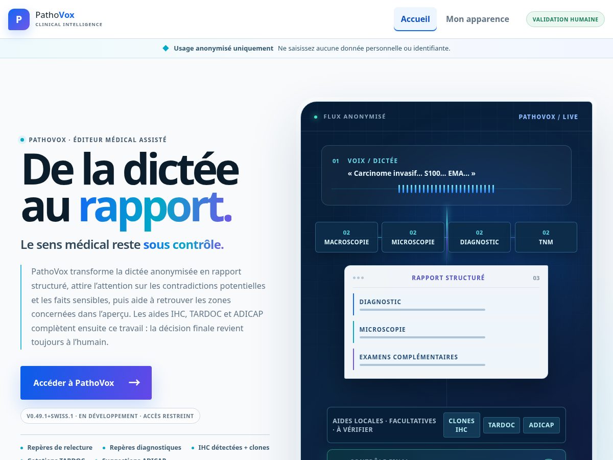 Landing-page snapshot of pathovox.com