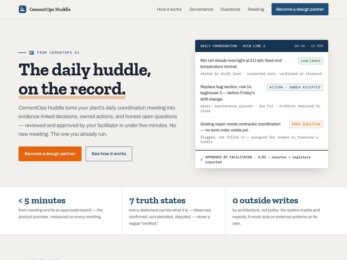Landing-page snapshot of planthuddle.com