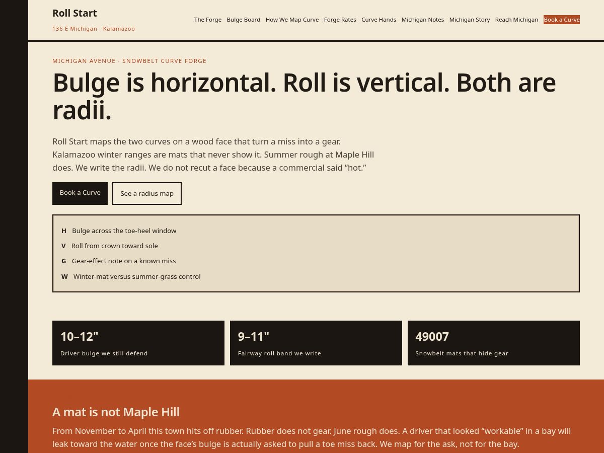 Landing-page snapshot of rollstartlab.shop