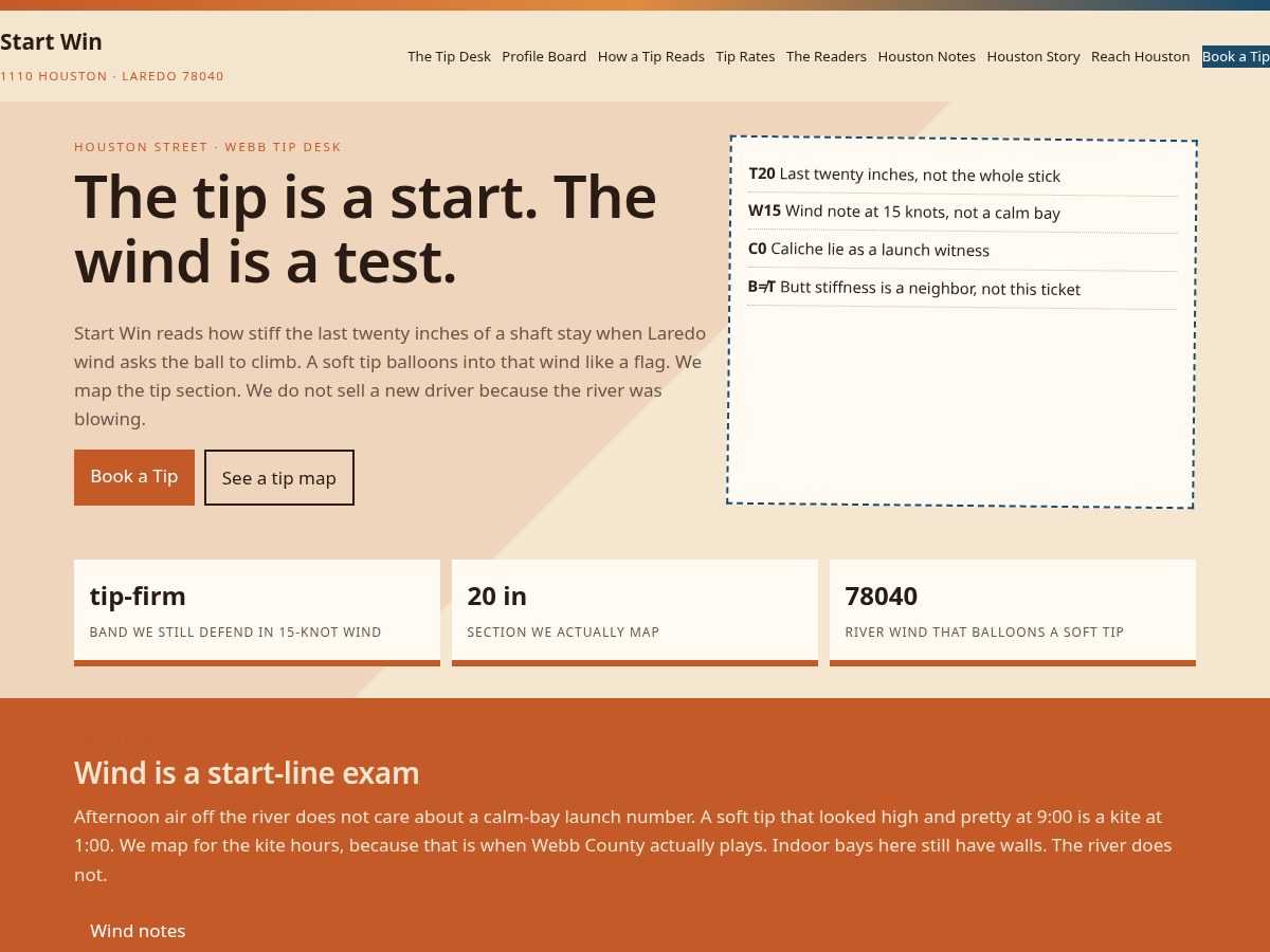 Landing-page snapshot of startwinlab.shop
