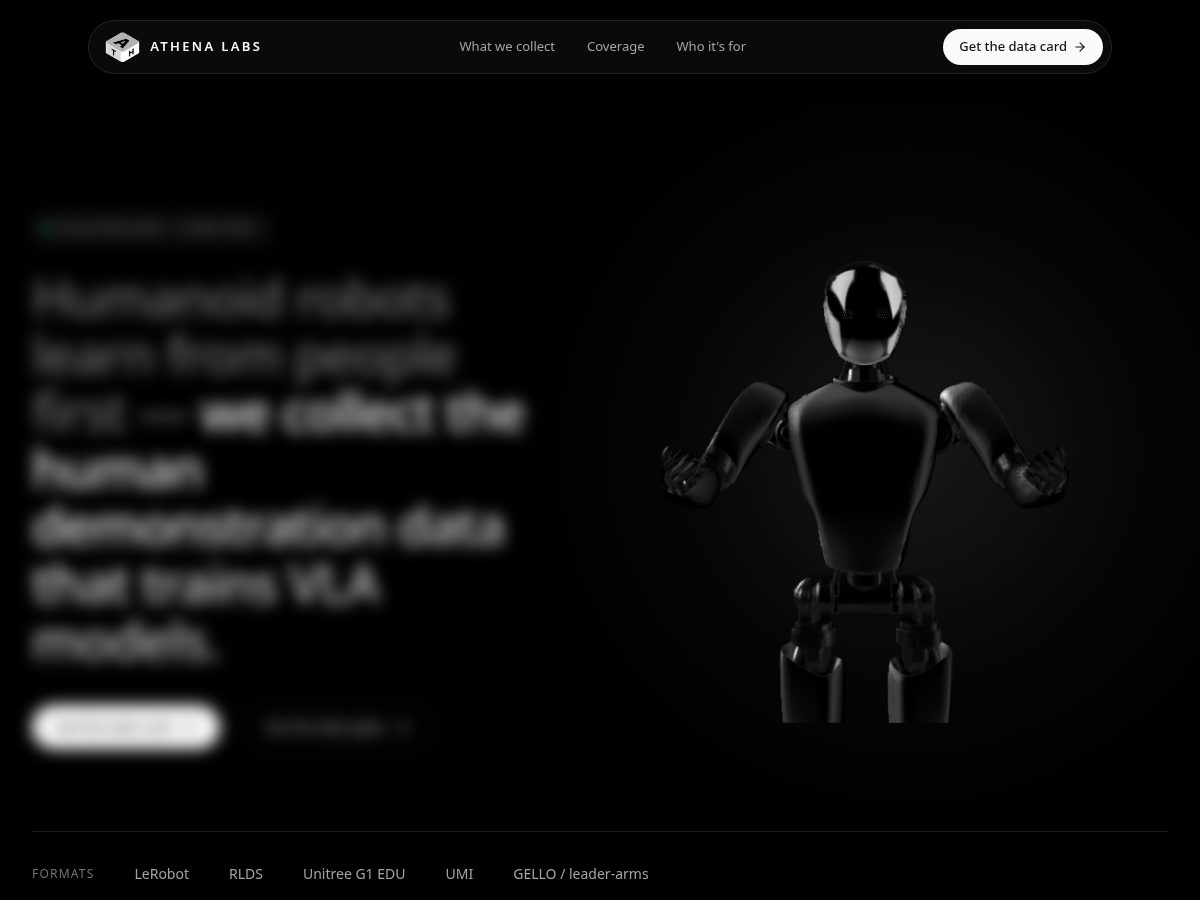 Landing-page snapshot of athenaa.xyz