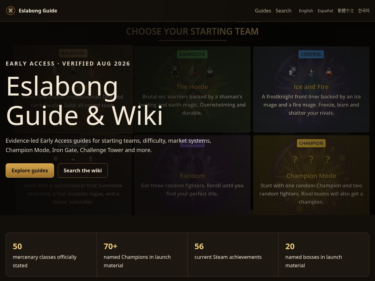 Landing-page snapshot of eslabong.wiki