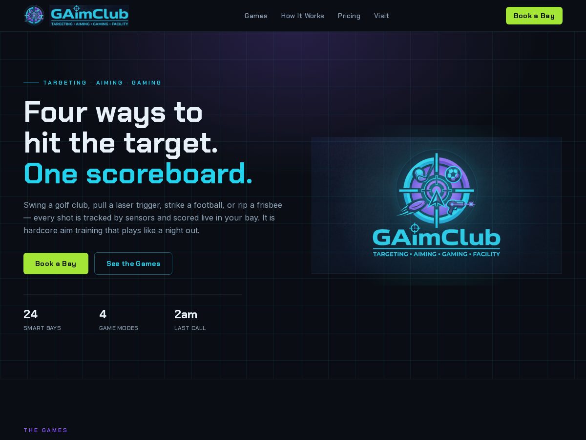 Landing-page snapshot of gaimclub.com