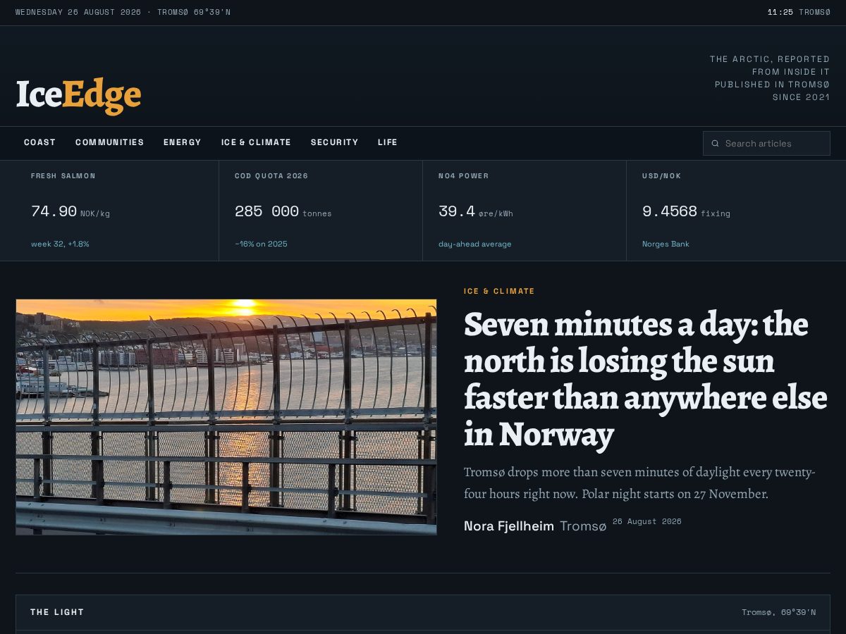 Landing-page snapshot of iceedge.digital