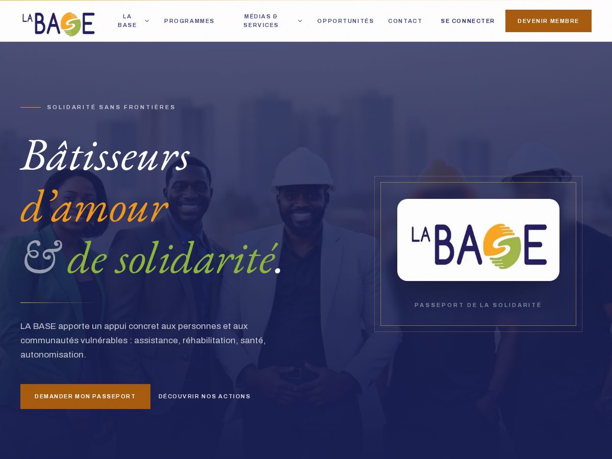 Landing-page snapshot of labaseinter.org