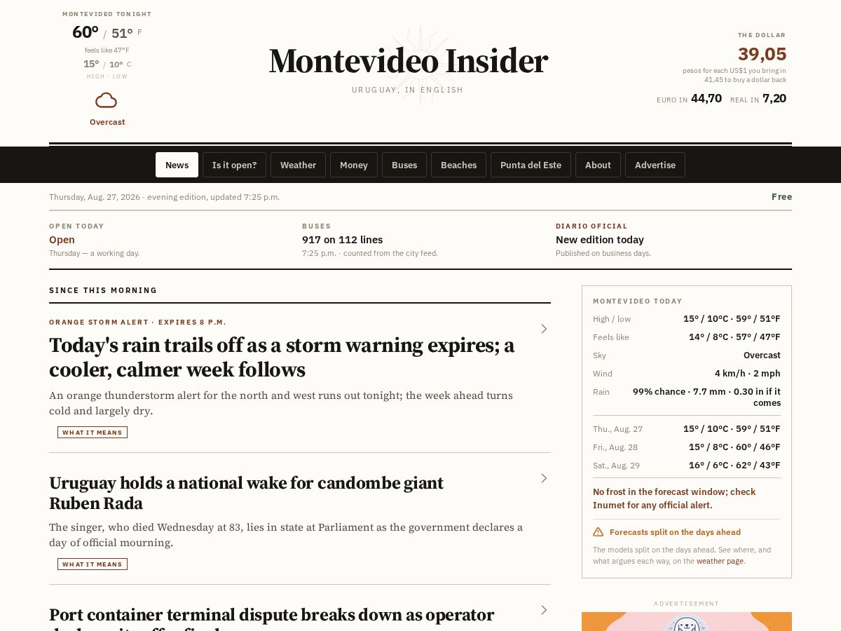 Landing-page snapshot of mvdinsider.com