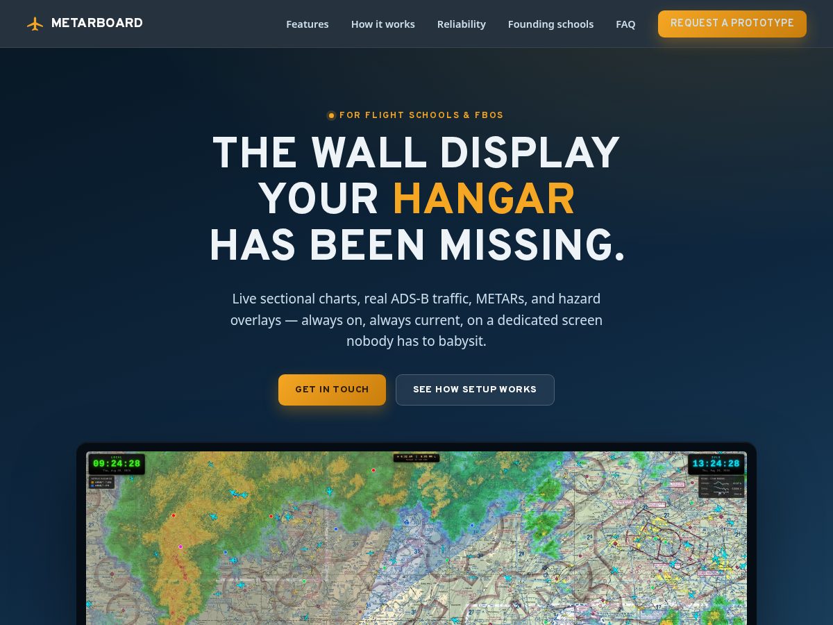 Landing-page snapshot of rampbrief.com