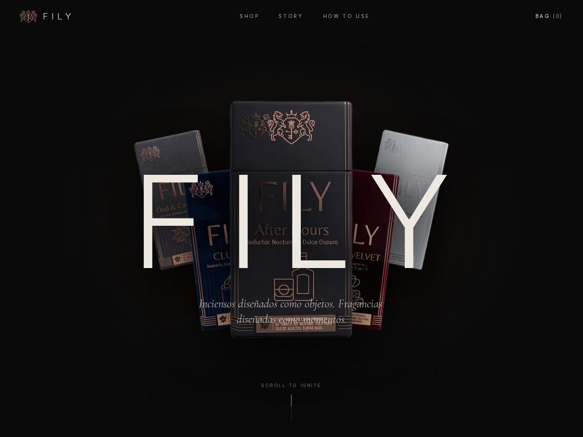 Landing-page snapshot of thefily.com