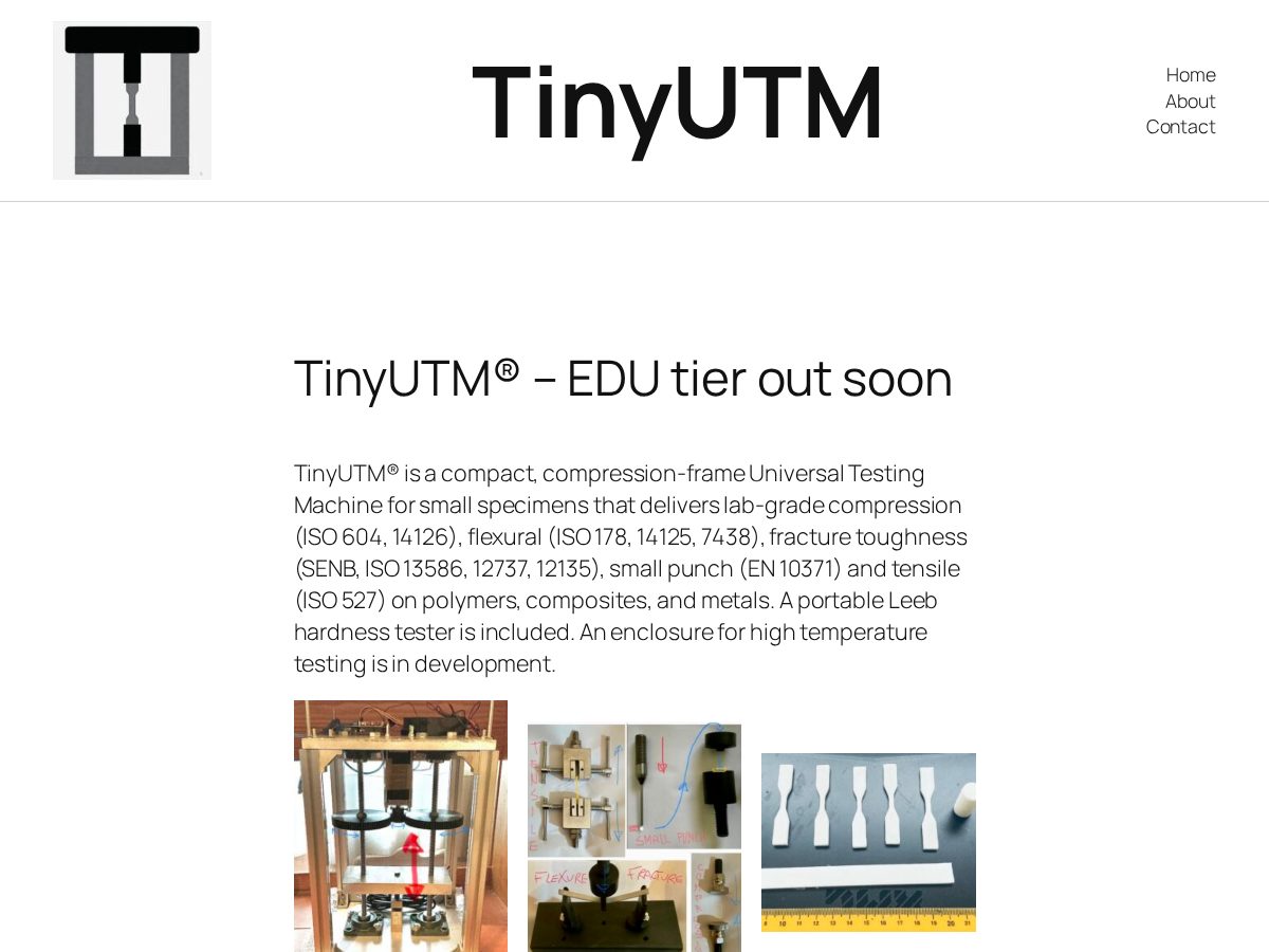 Landing-page snapshot of utmware.net